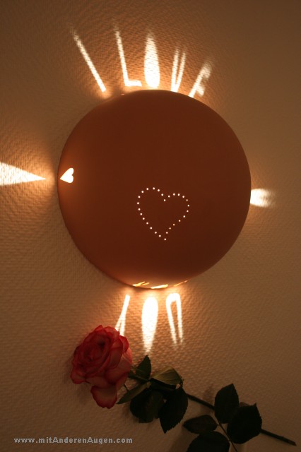 Lampe I Love You
